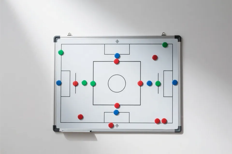 球队战术与阵型示意图